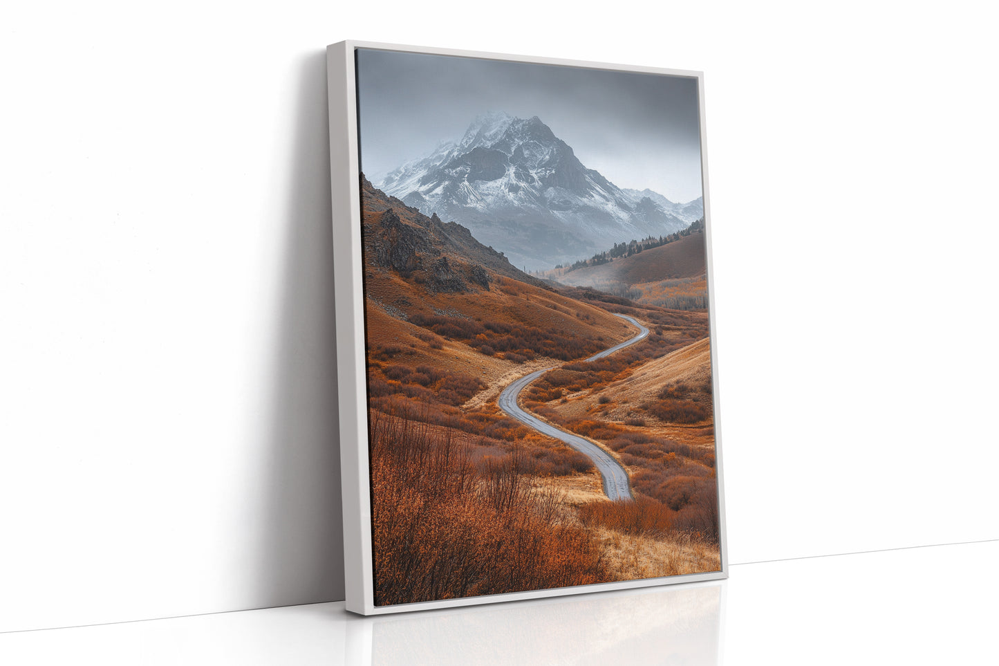 White Framed Canvas image 1
