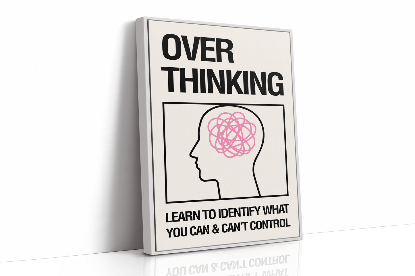 White Framed Canvas image 1