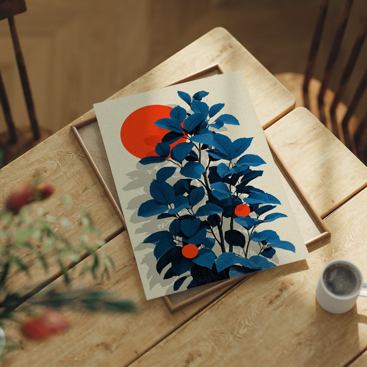 The Sun Rises Behind the Blue