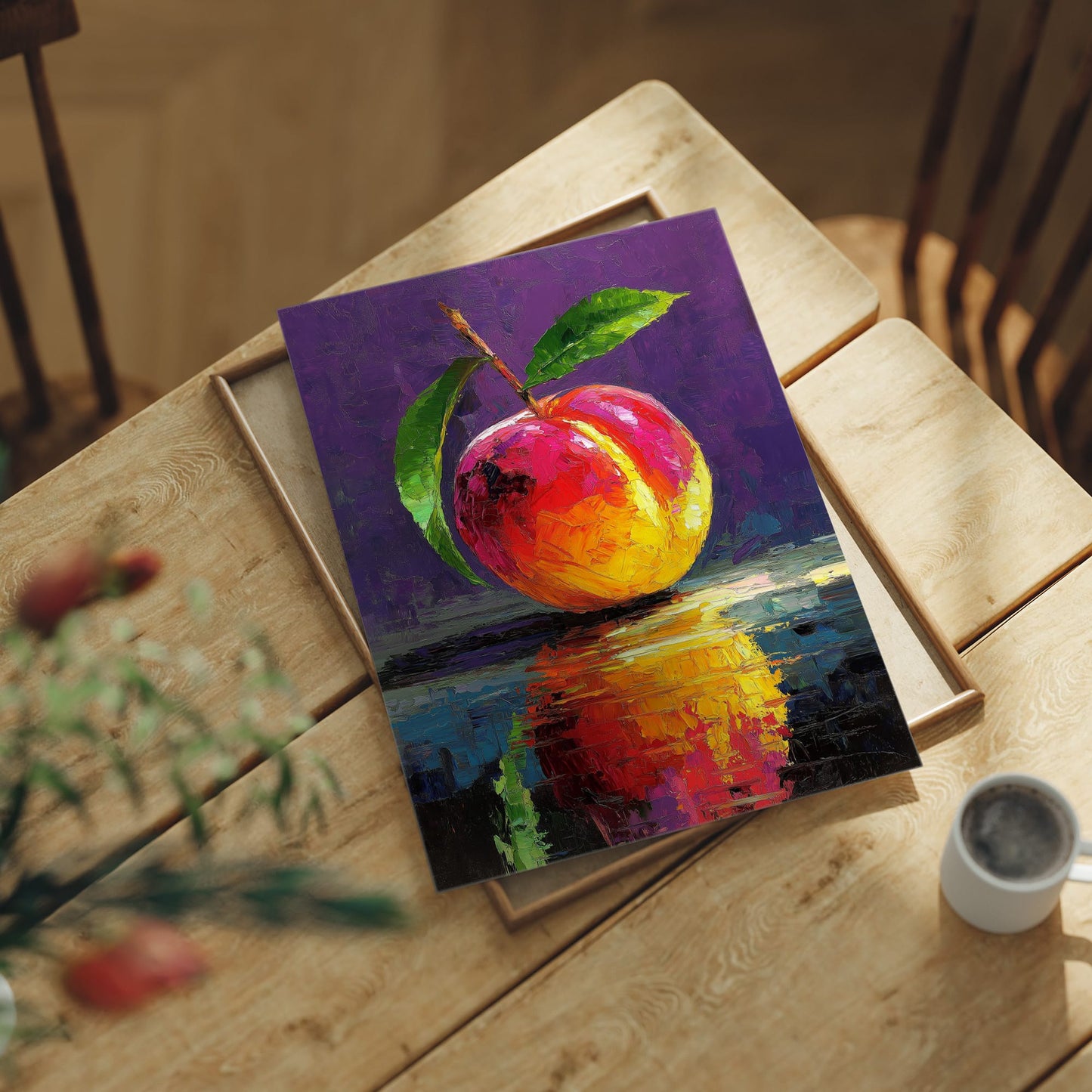 Just One Peach, Perfectly Lit