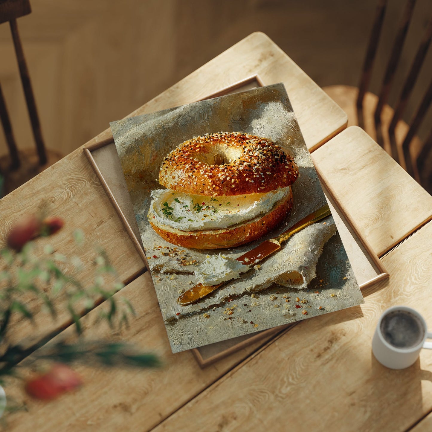 Everything Bagel, Painted With Reverence