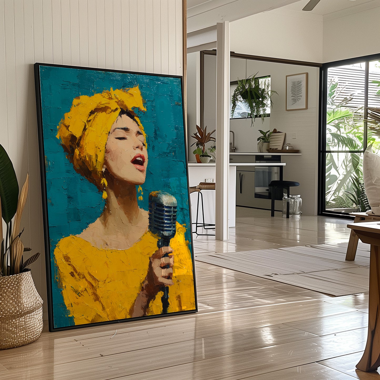 Song in Yellow and Teal