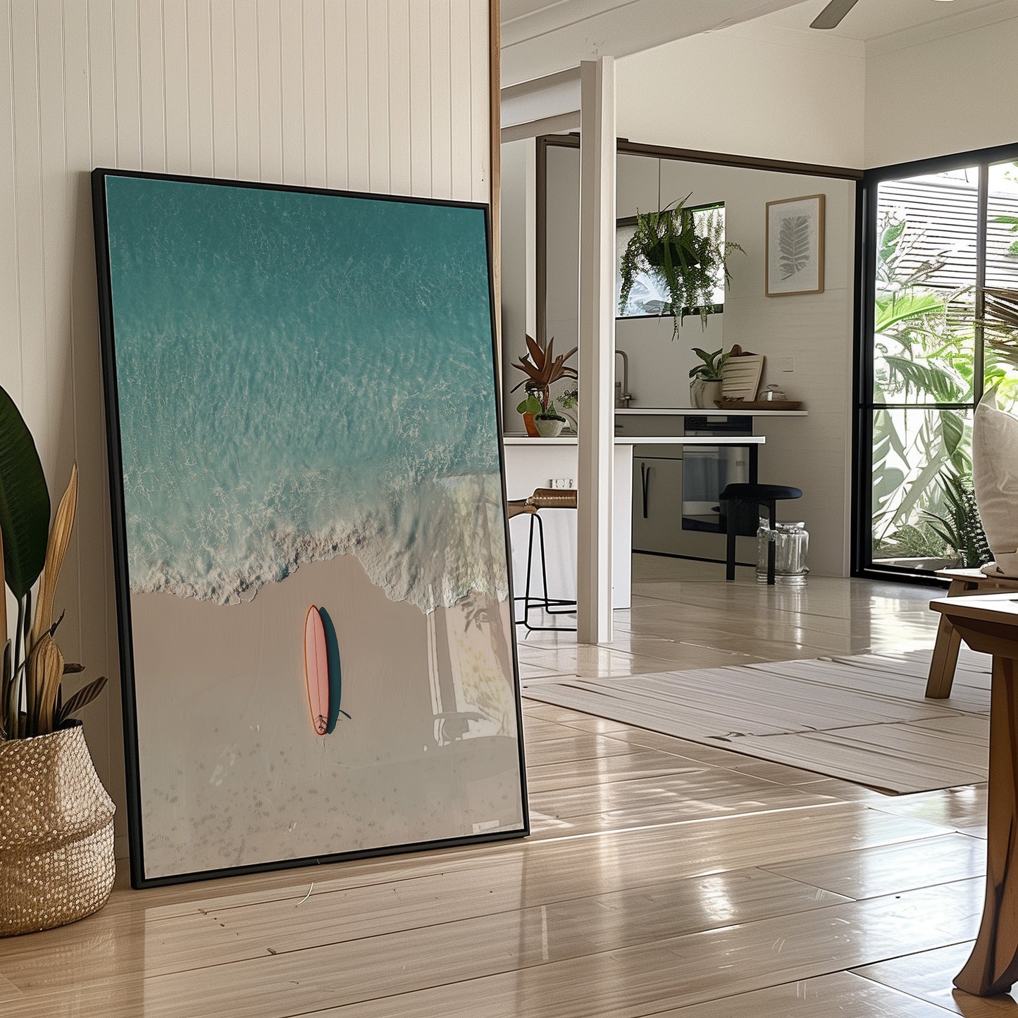 Surfboard, Sand, Solitude