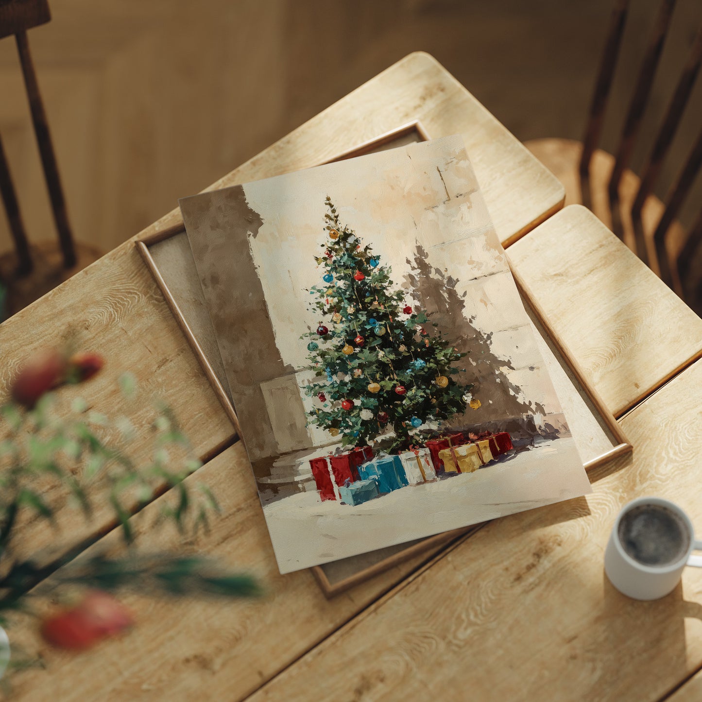 Presents in the Courtyard Light