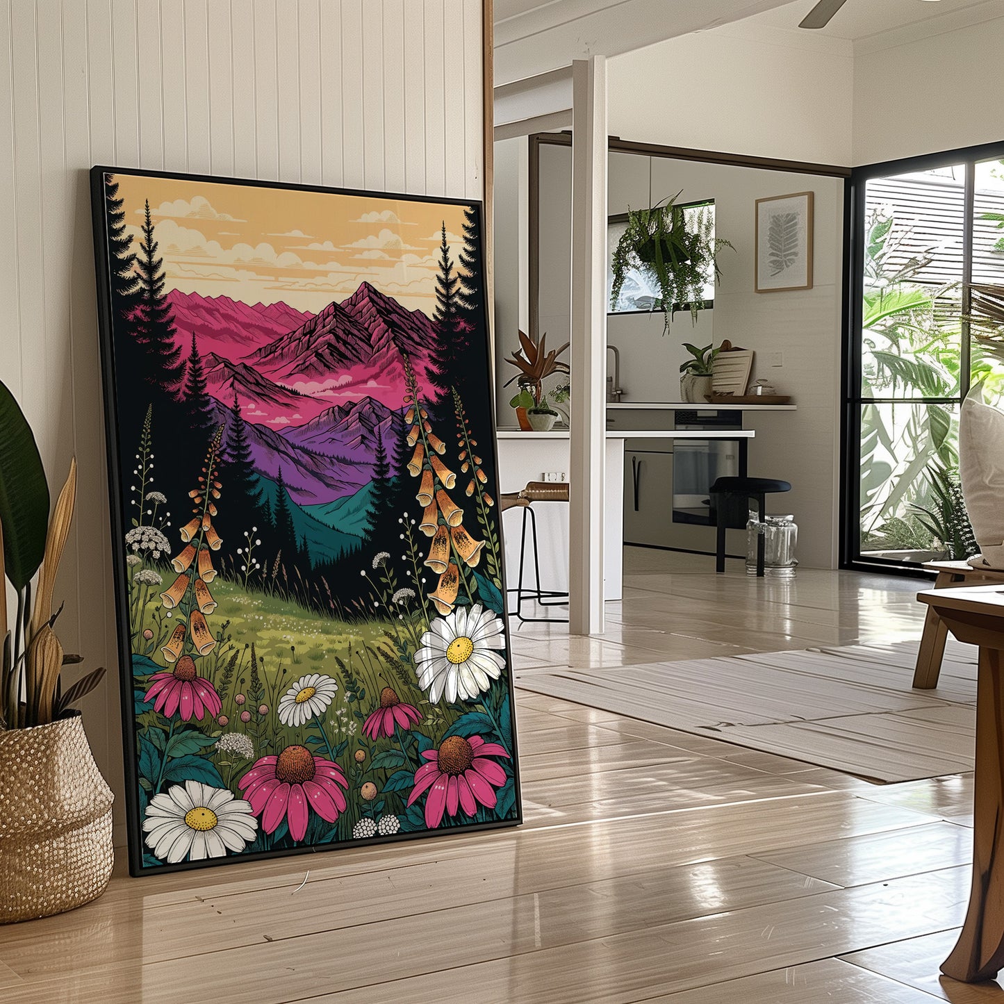 Wildflowers Below Rose Peaks