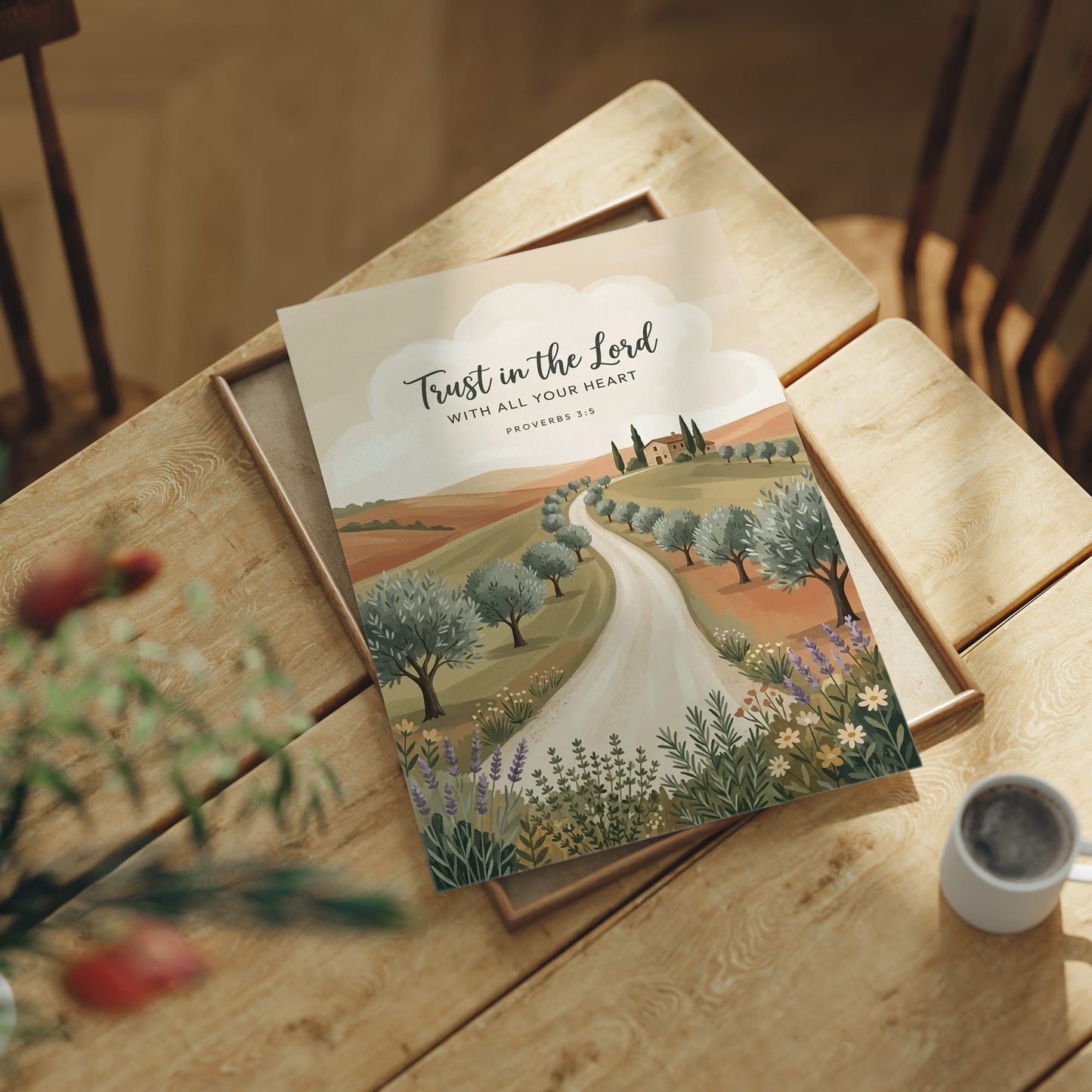 Trust in the Lord: Tuscan Olive Grove Villa