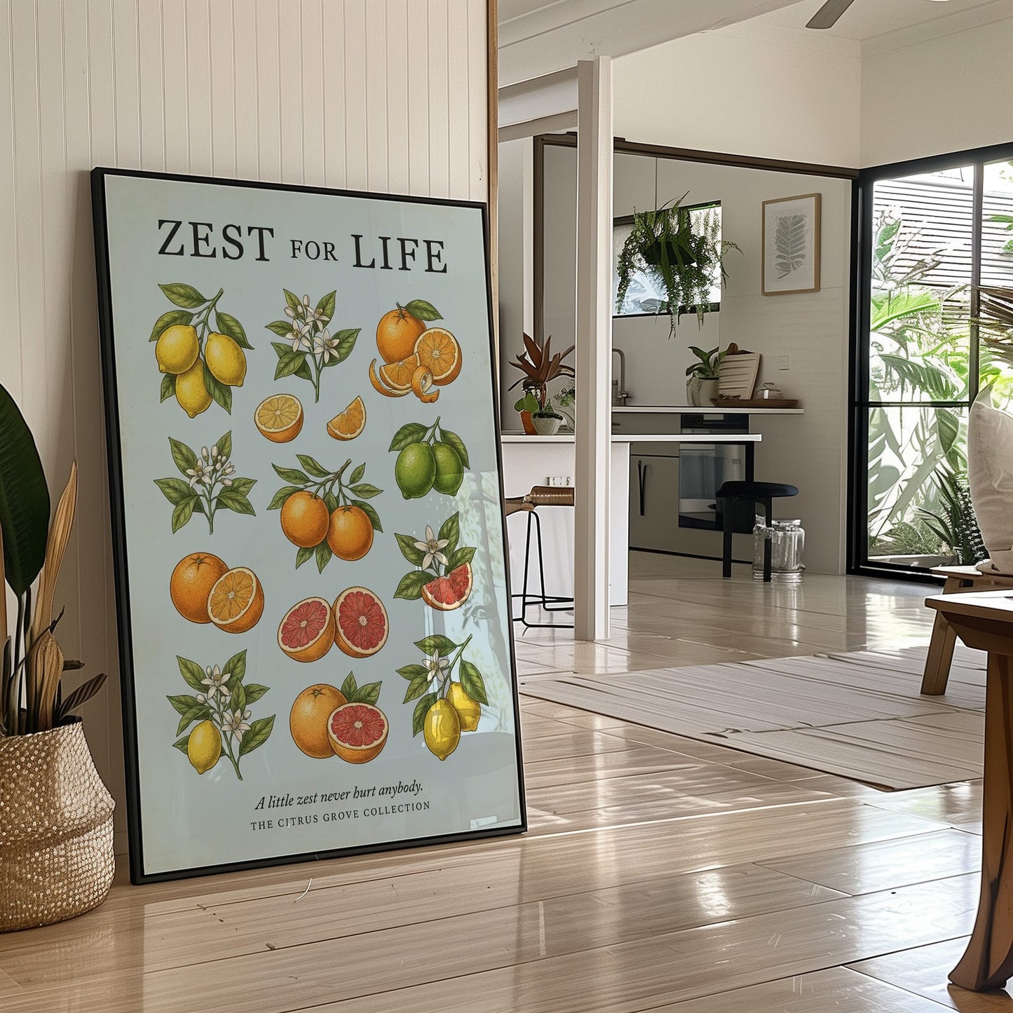 Zest for Life: Vintage Citrus Chart