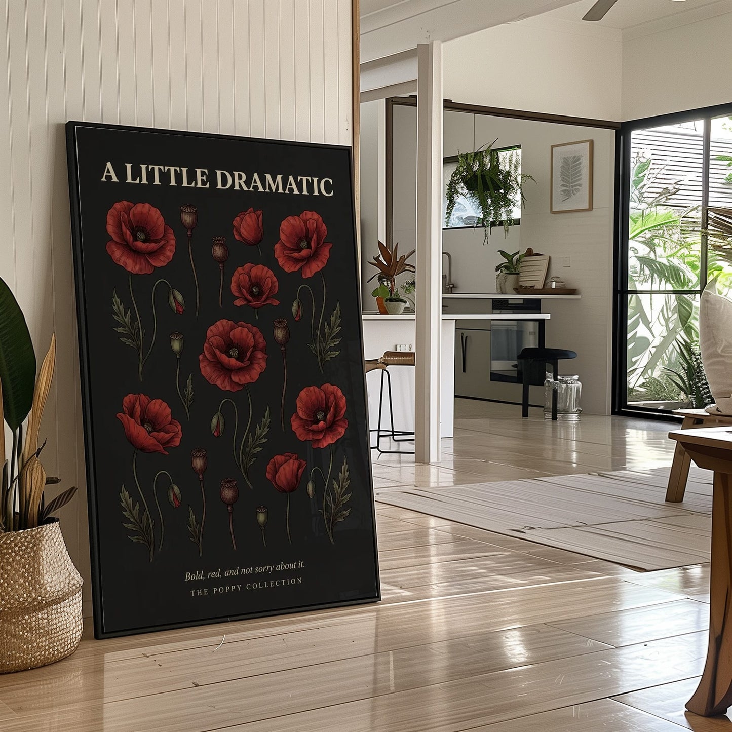 A Little Dramatic: Vintage Poppy Chart