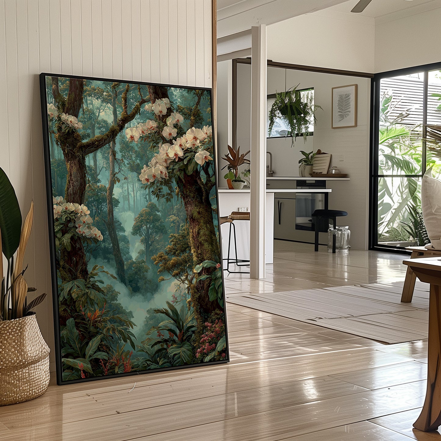 Orchids Along the Misty Path