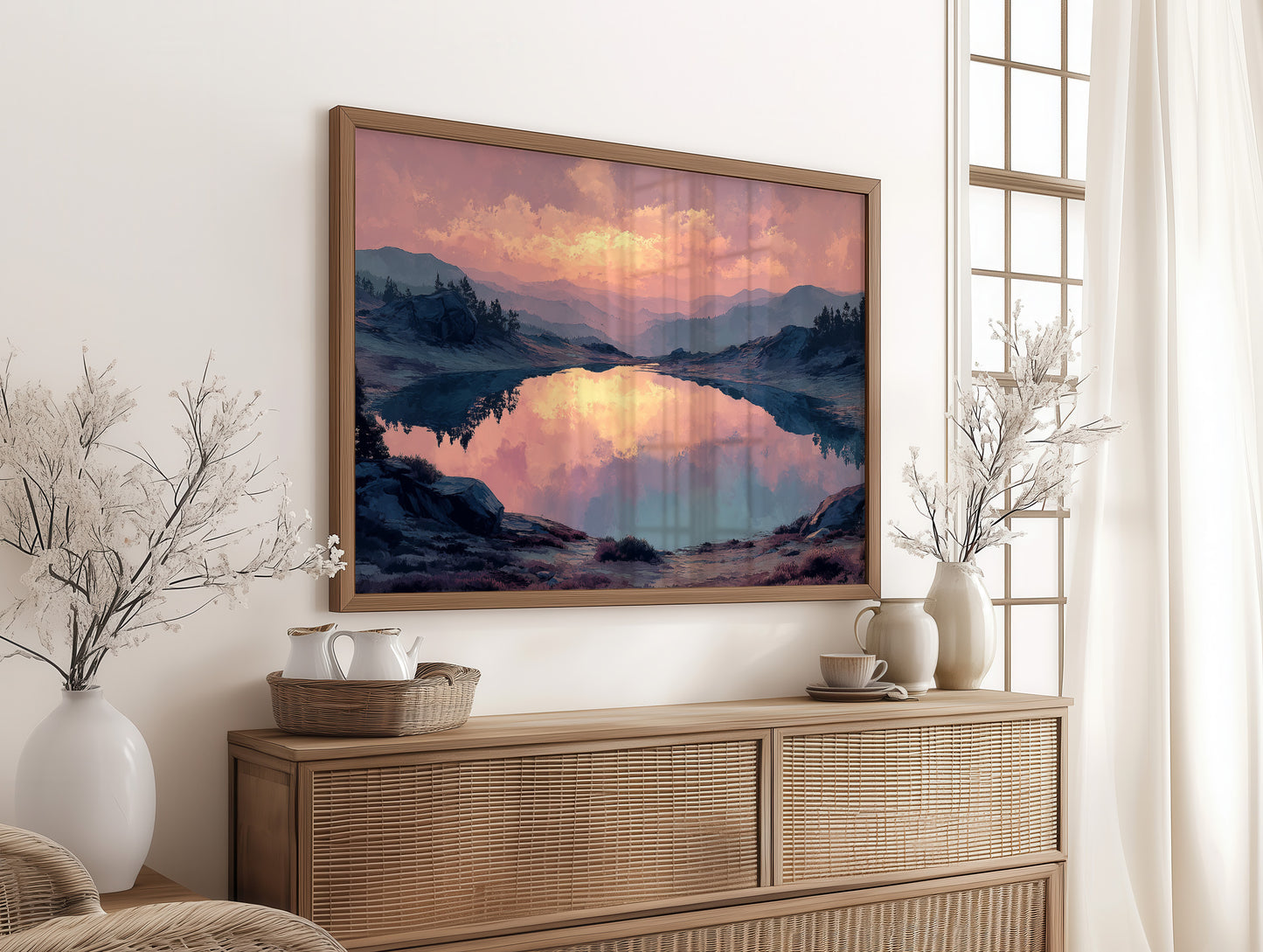 Alpine Lake at Daybreak