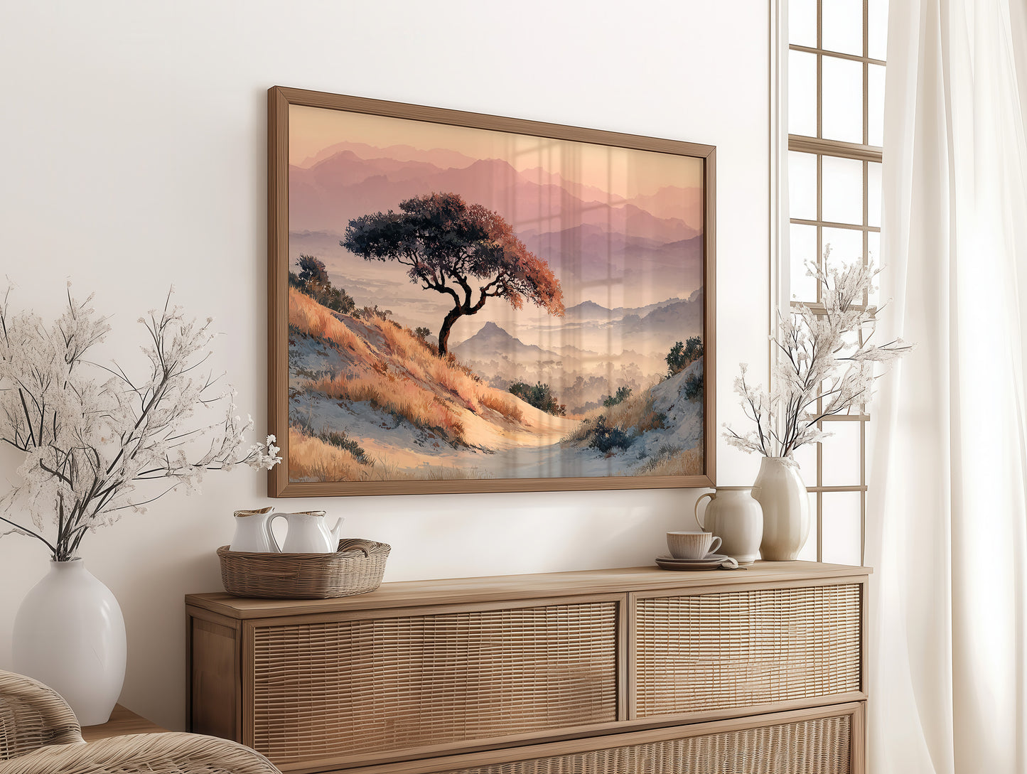 The Windswept Solitary Tree