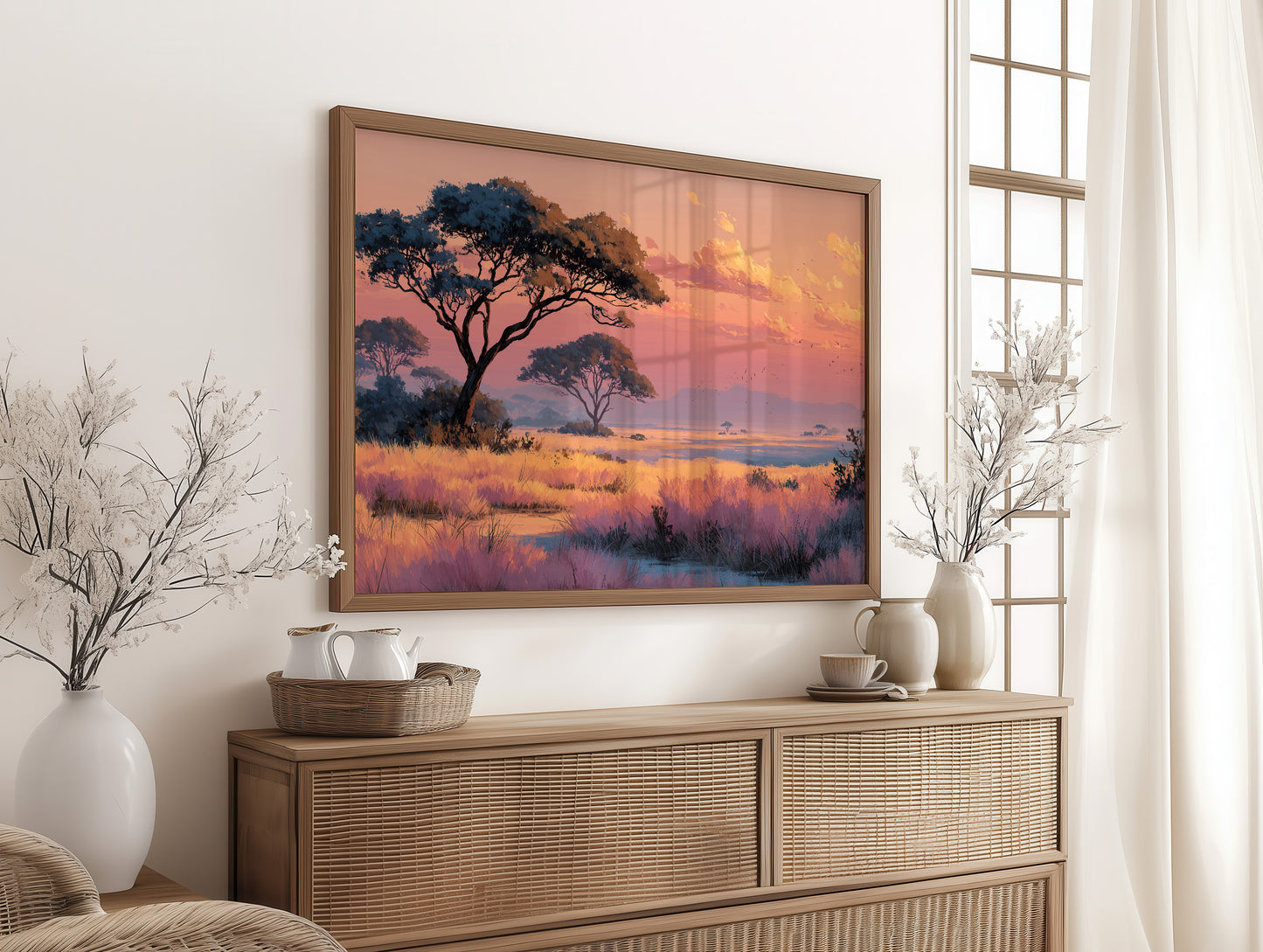 Savanna at Golden Dusk