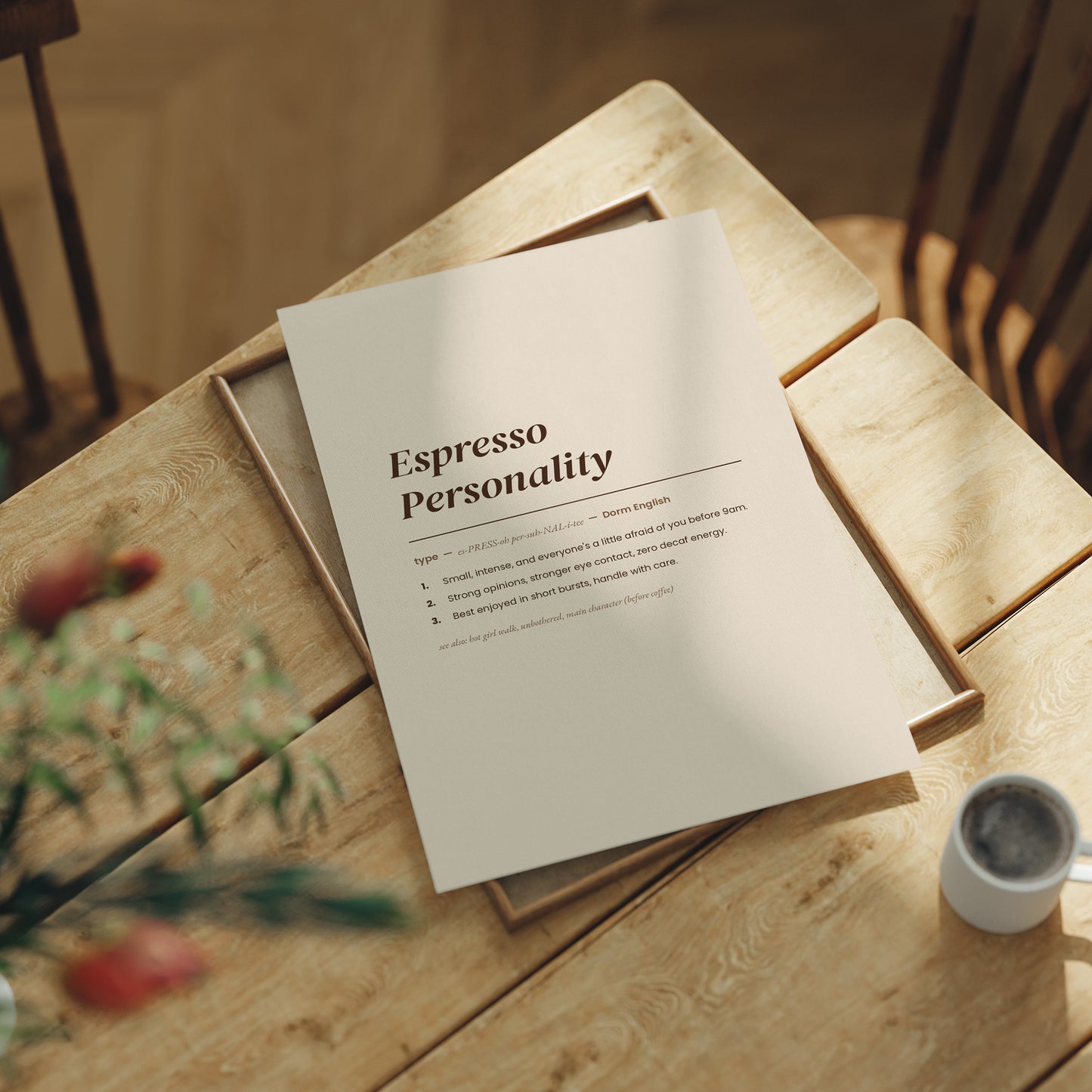 Espresso Personality