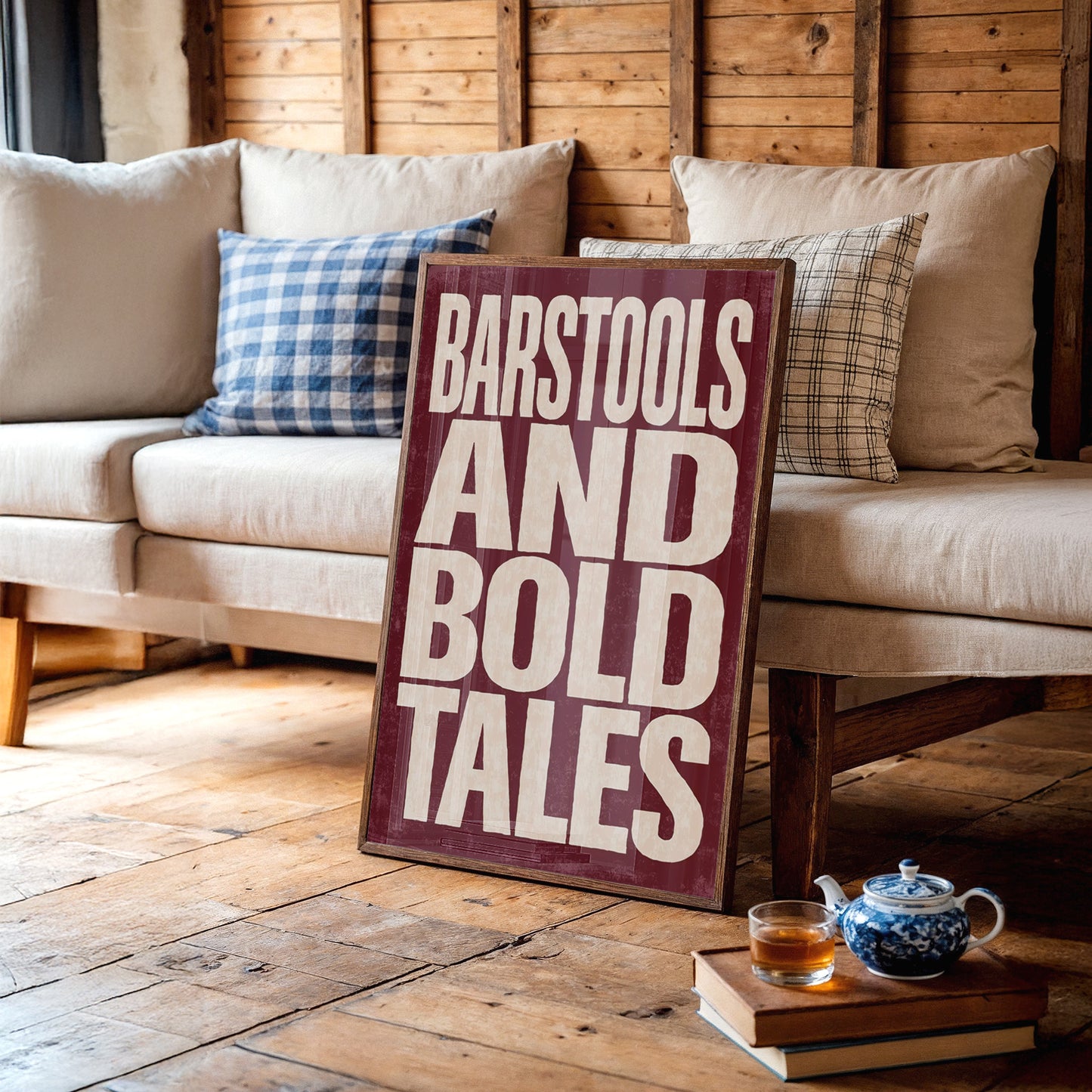Barstools and Bold Tales