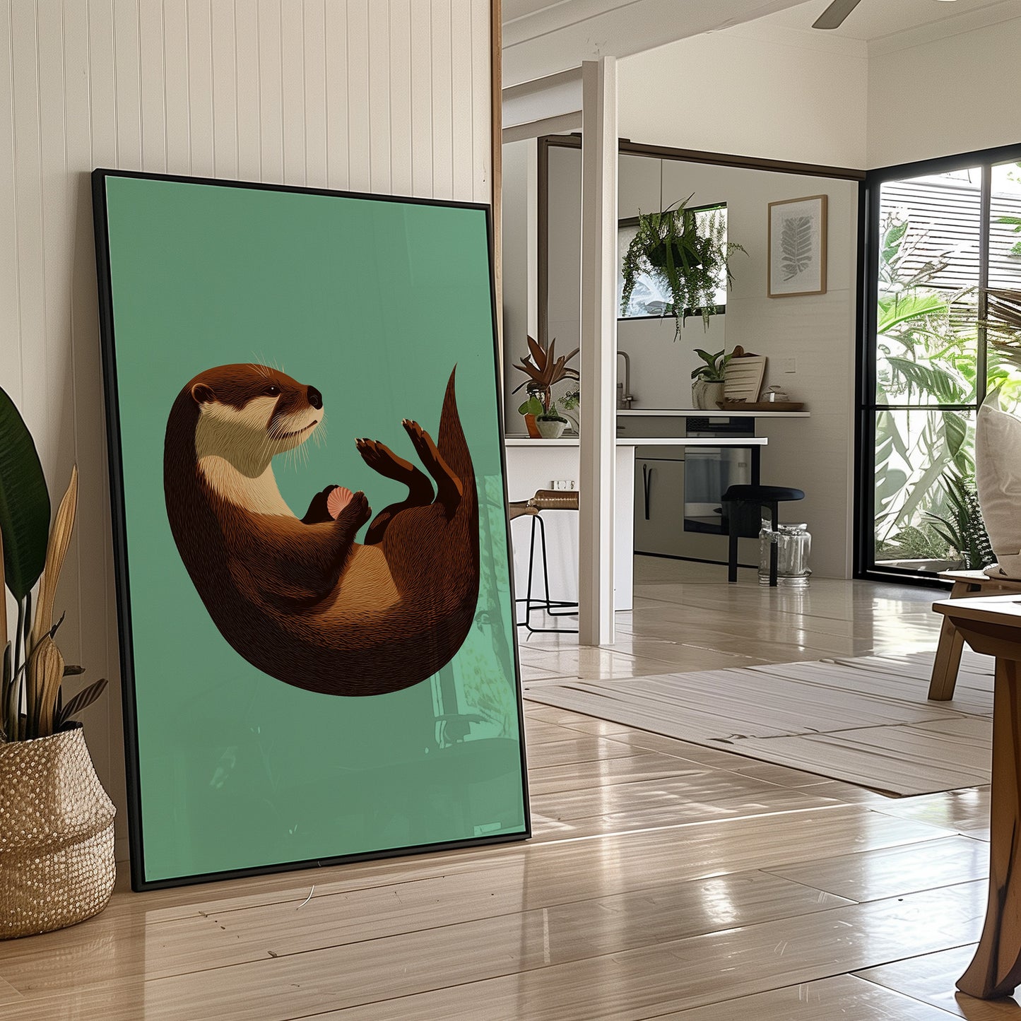Otter and Its Shell
