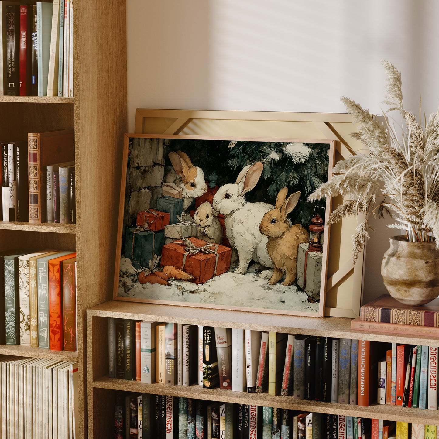 Bunnies Under the Tree