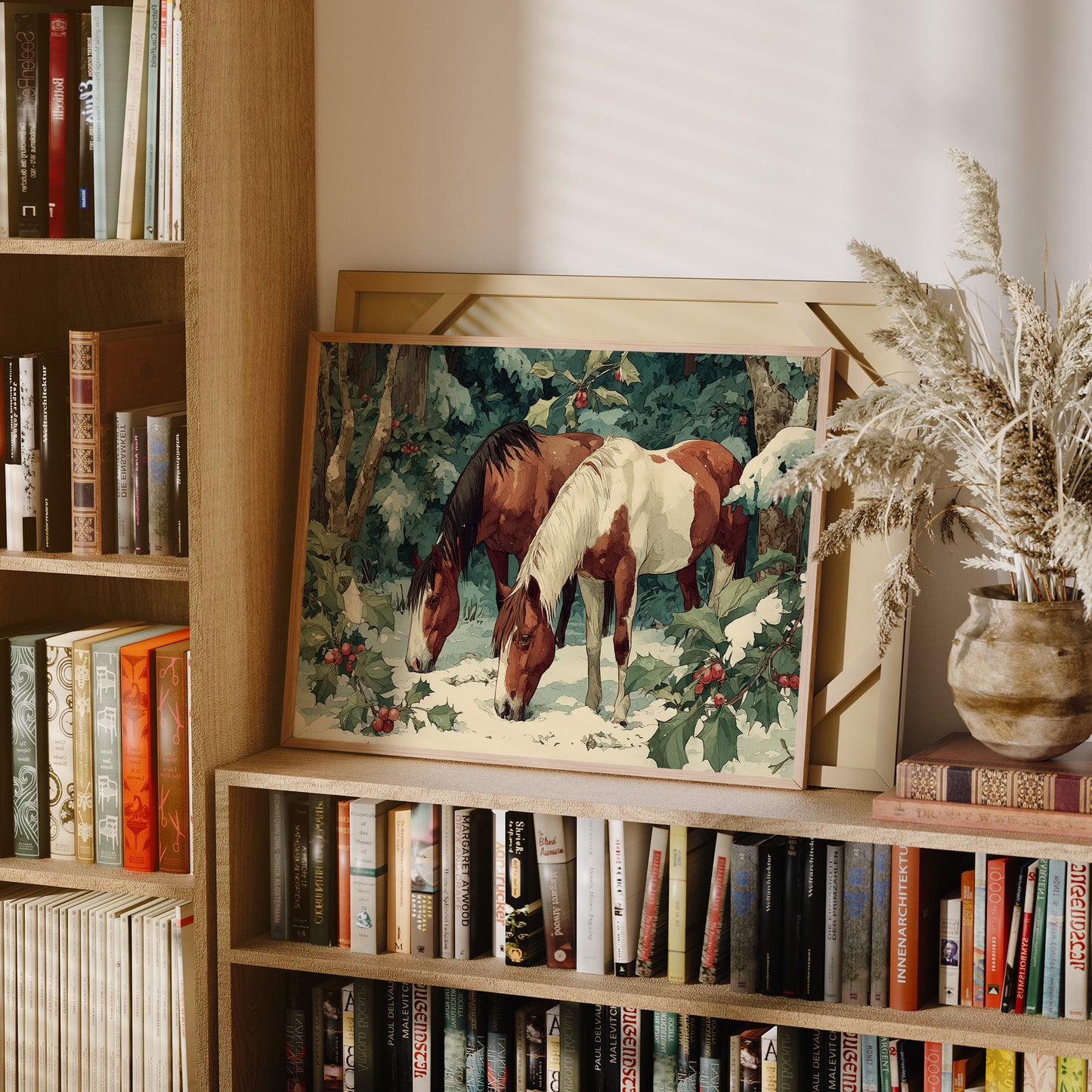 Grazing Through the Winter Woods