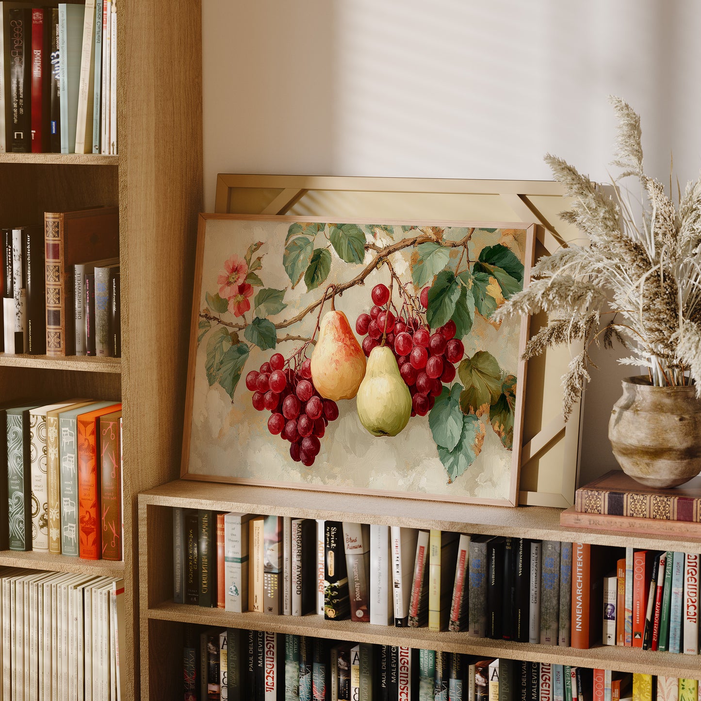 Pears and Grapes on Old Vine