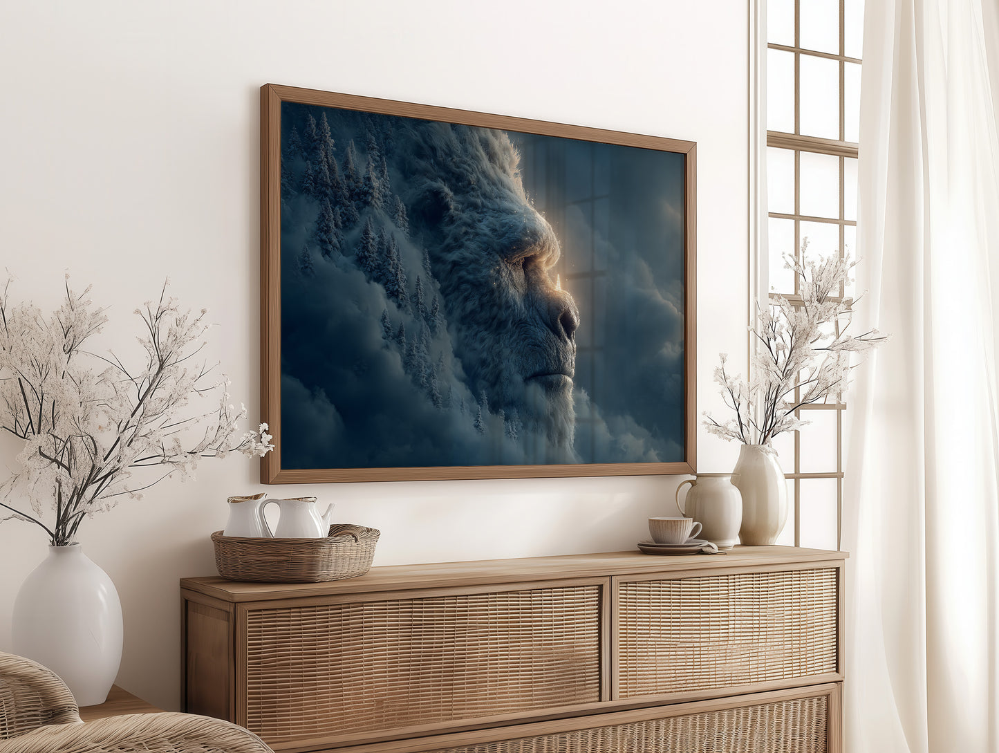 The Winter Mountain Wakes