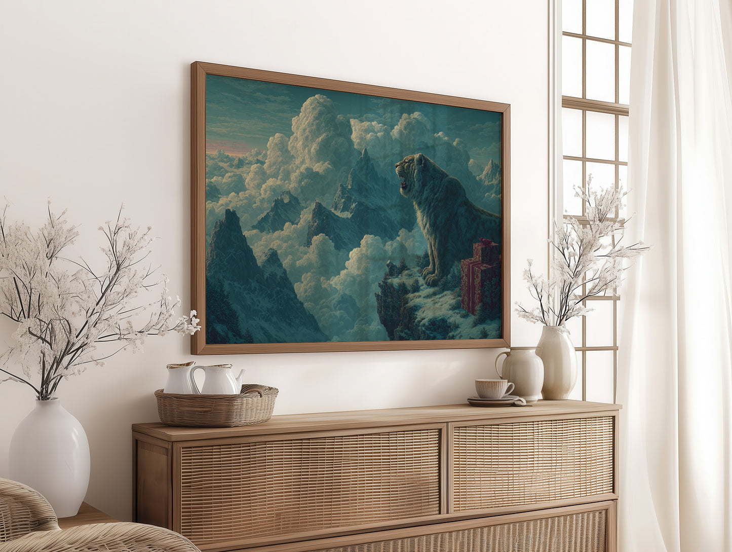 Lion's Roar Above the Peaks