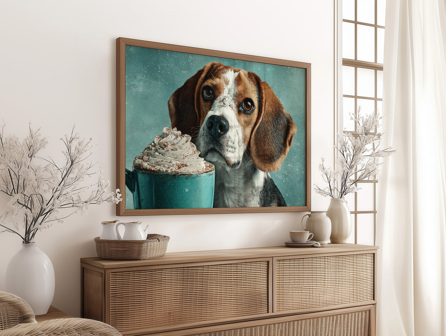 Beagle with Whipped Cocoa