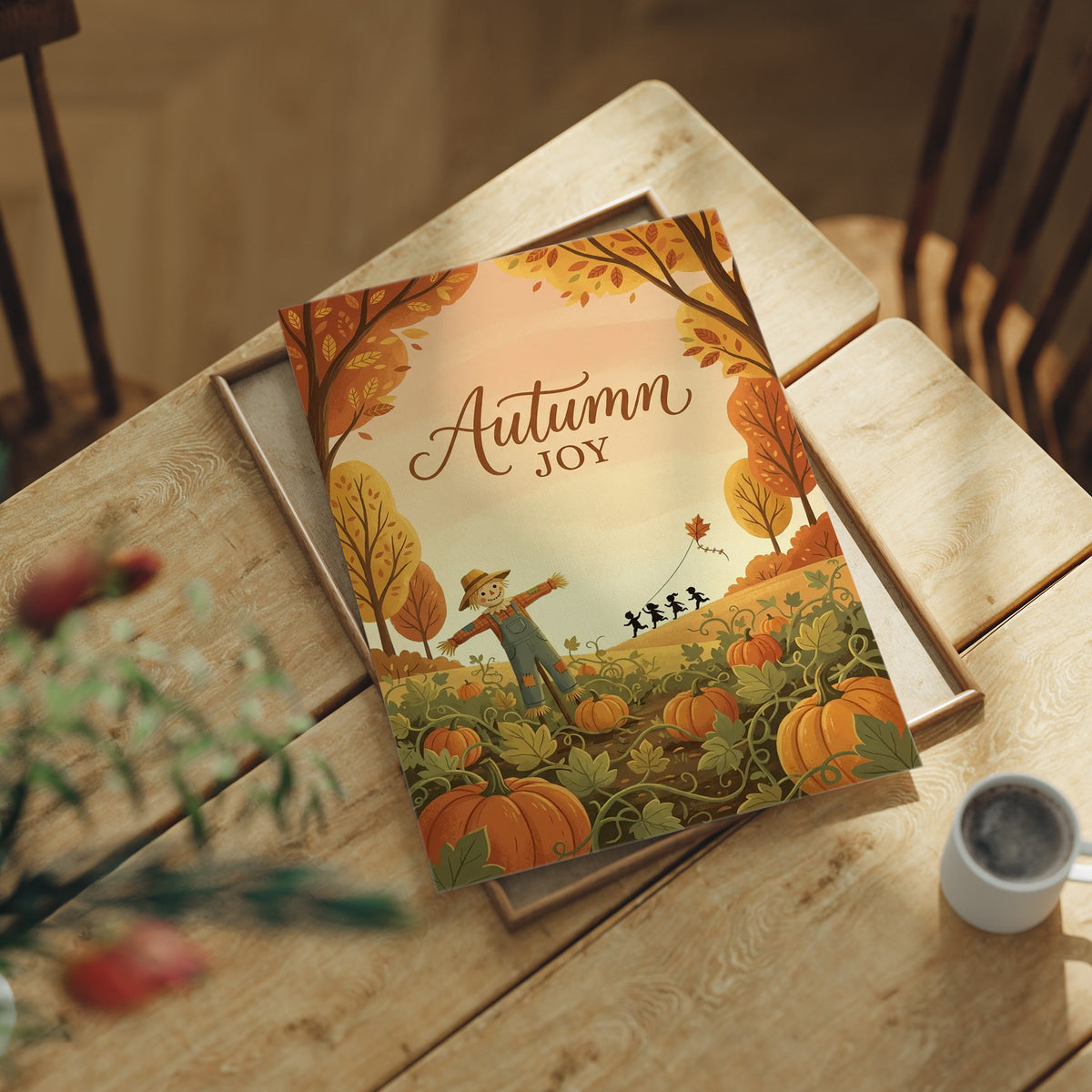 Autumn Joy: Scarecrow Off Duty