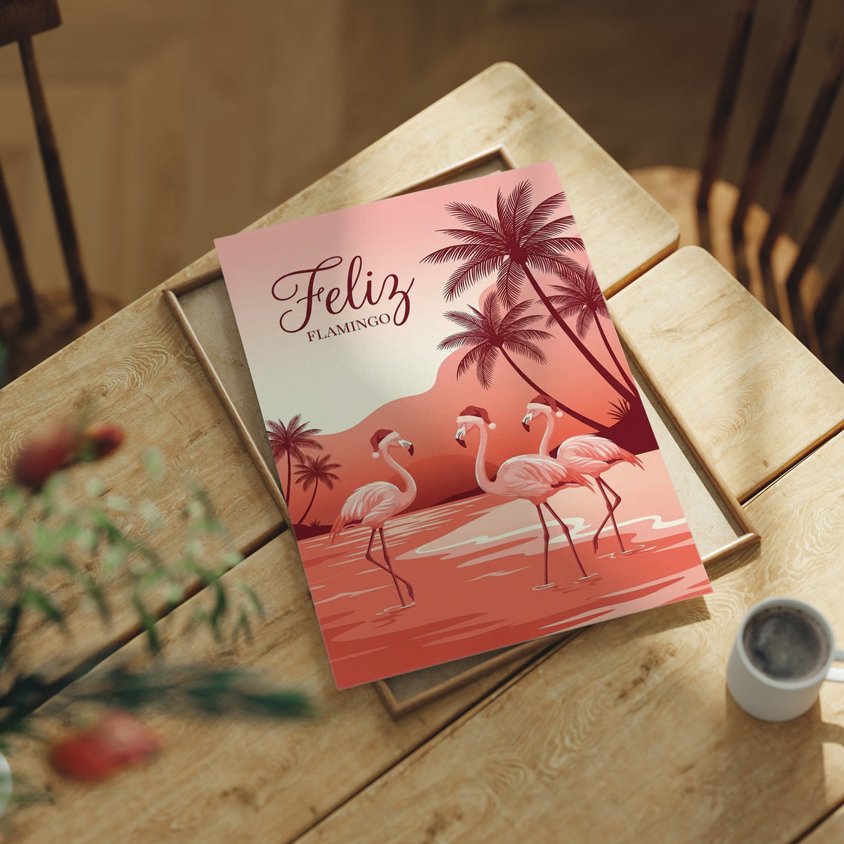 Three Flamingos, Zero Chill, All Festive