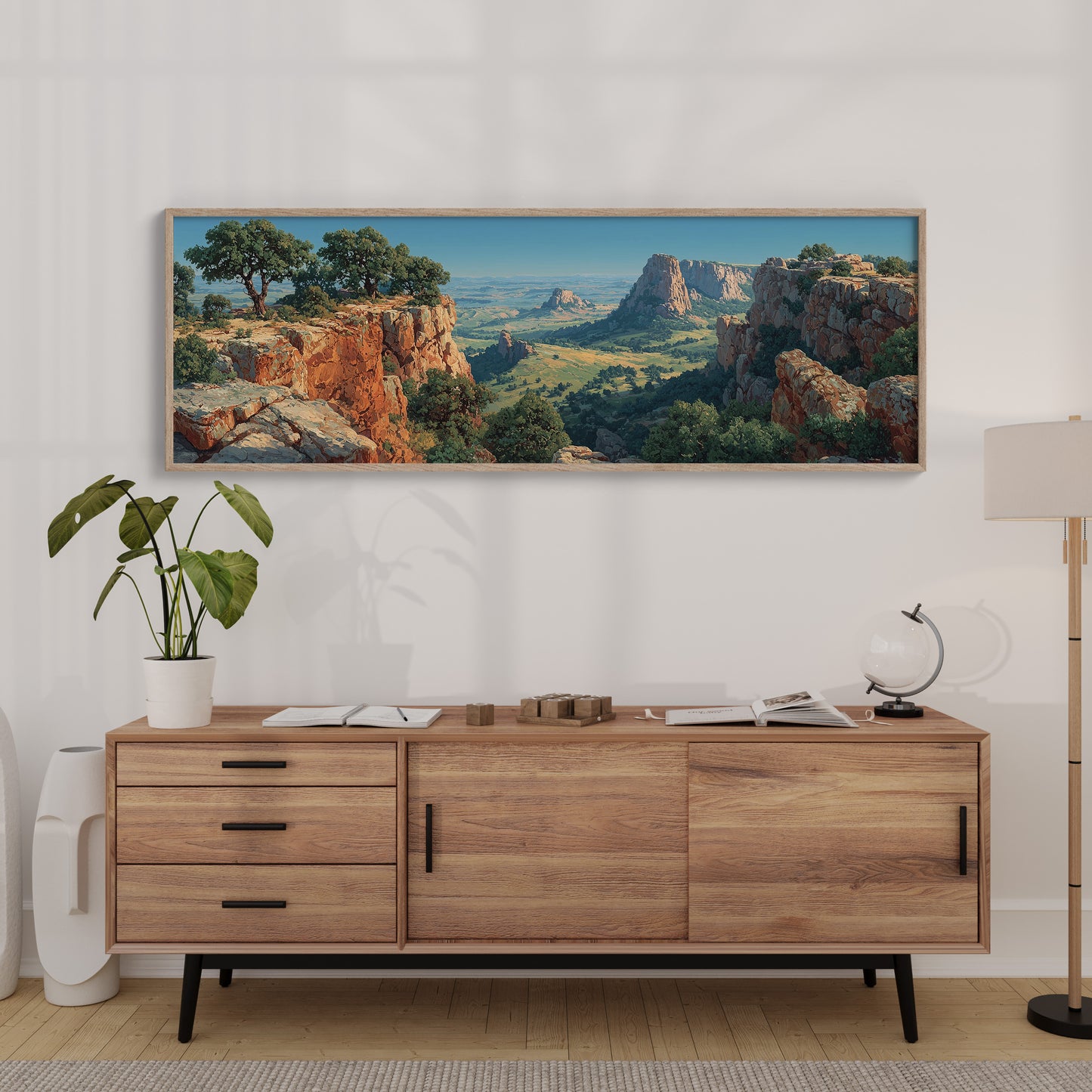 Sunlit Canyon Overlook