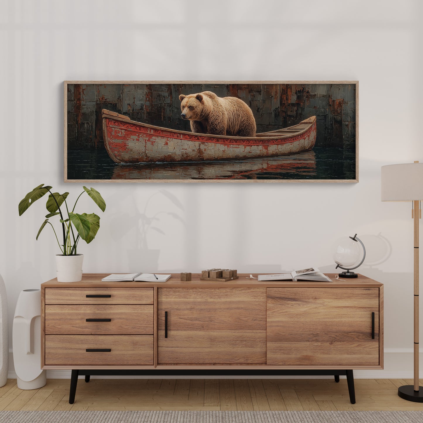 Solitude In The Painted Canoe