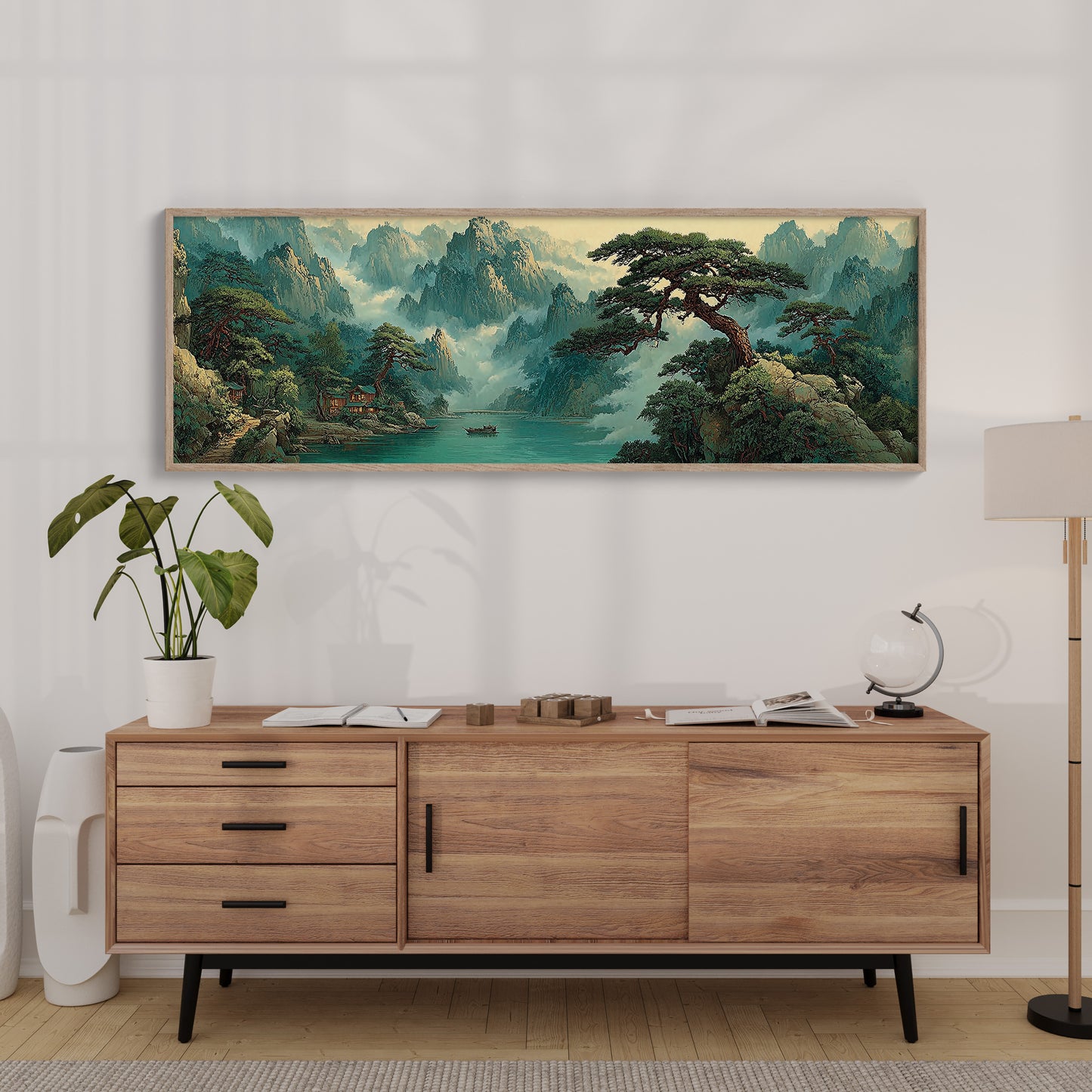 Pines Above The Silent Water