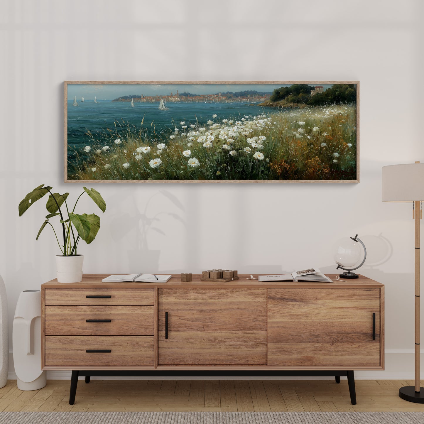 Wildflowers By The Quiet Coast