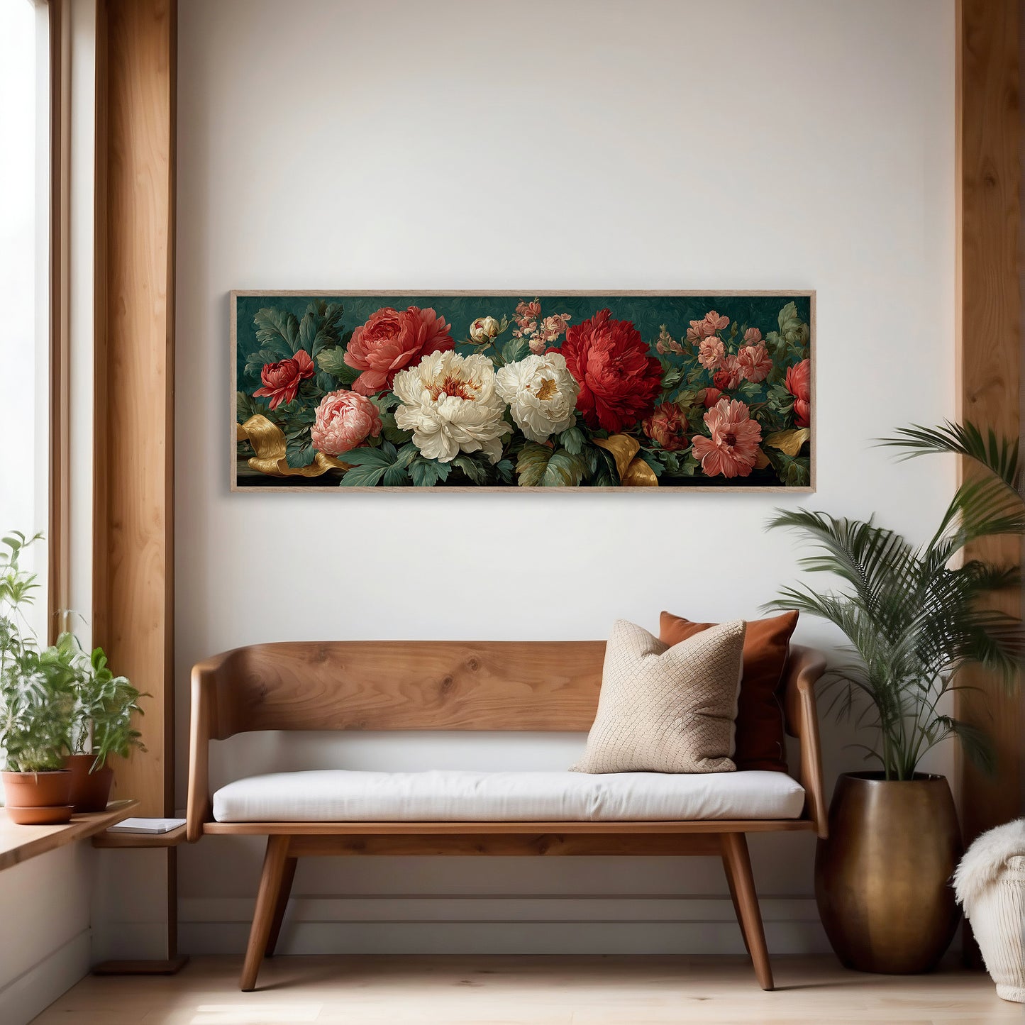 Elegant Peony Floral Still Life