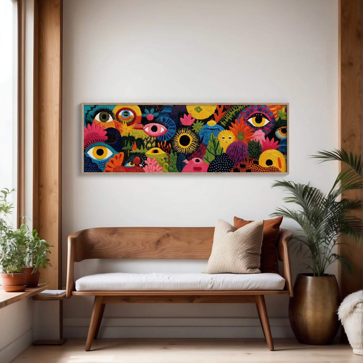 Eyes Watching Through Color