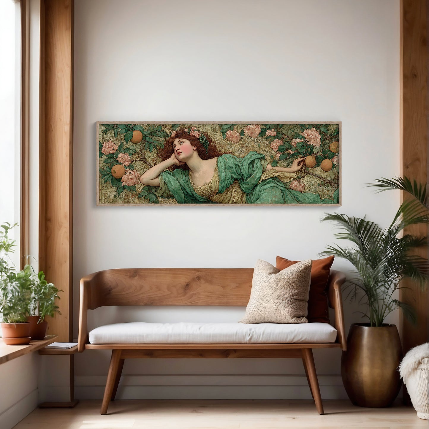 Romantic Art Nouveau Garden Muse