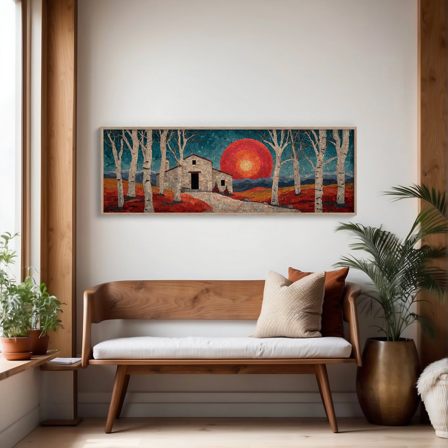 Chapel Beneath the Crimson Sun