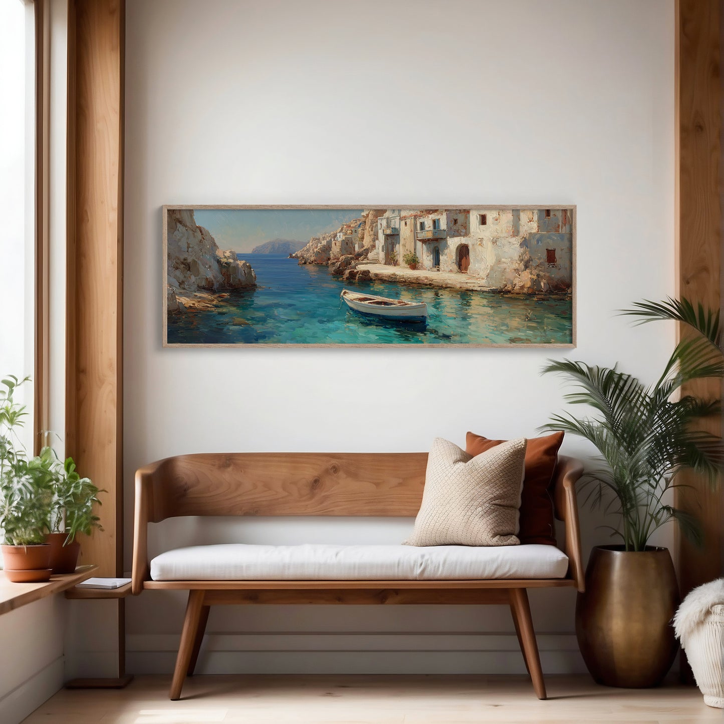 Quiet Boat in a Coastal Cove