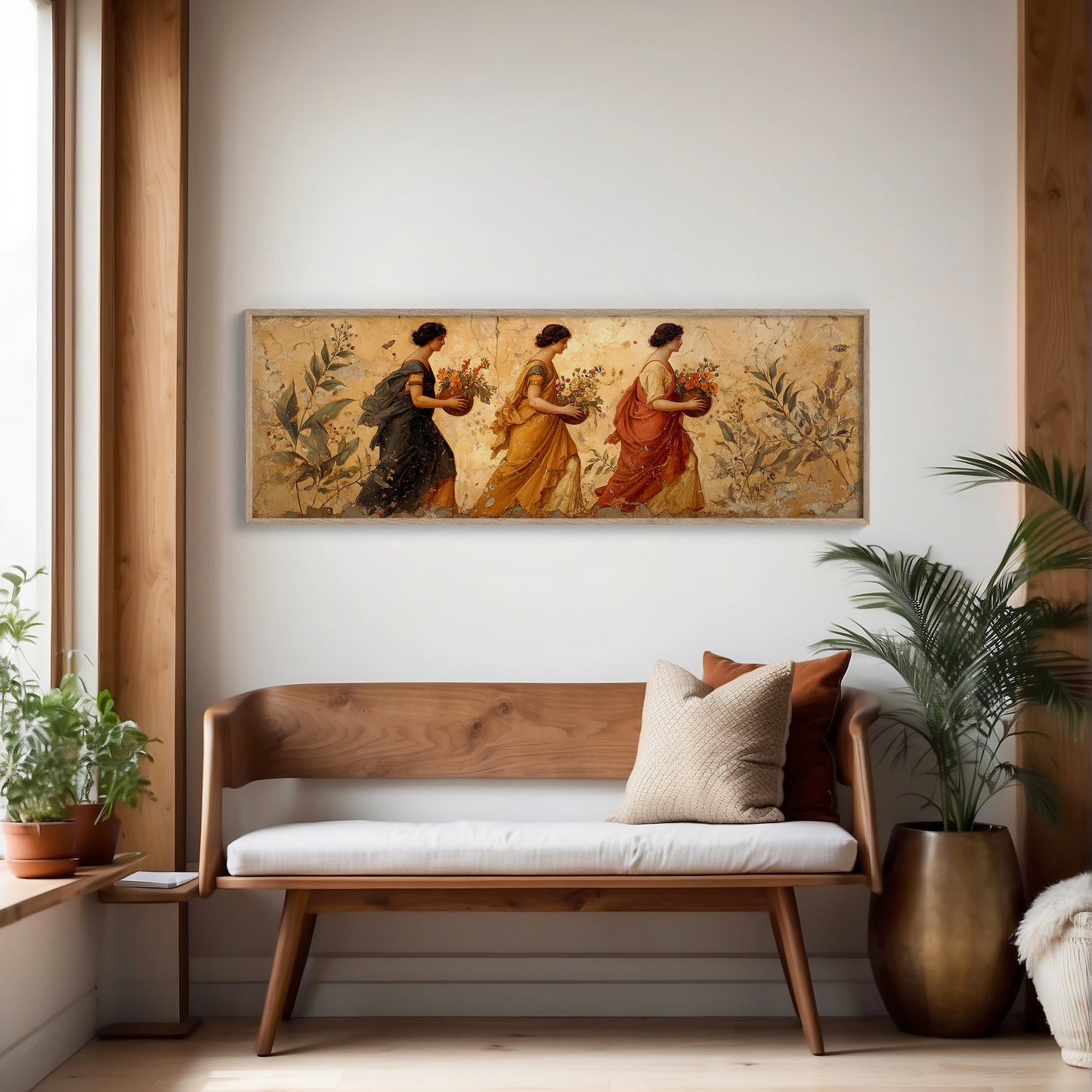 Maidens Bearing Flowers Through Time