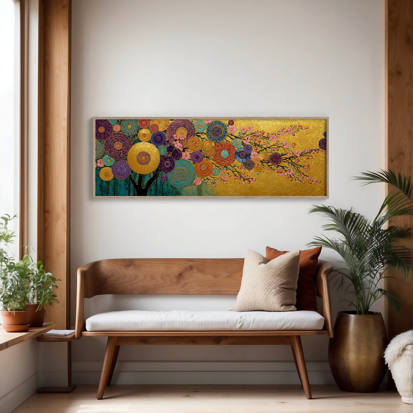 Golden Garden Of Blooming Orbs
