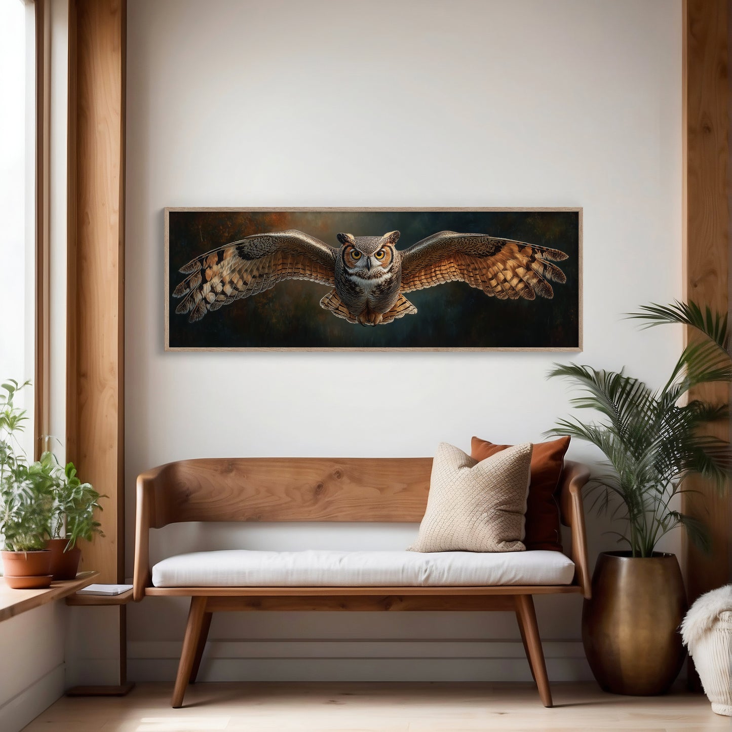 Majestic Owl in Flight