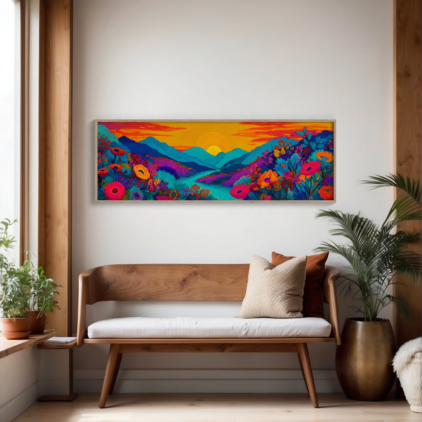 Sunrise Through Wild Bloom