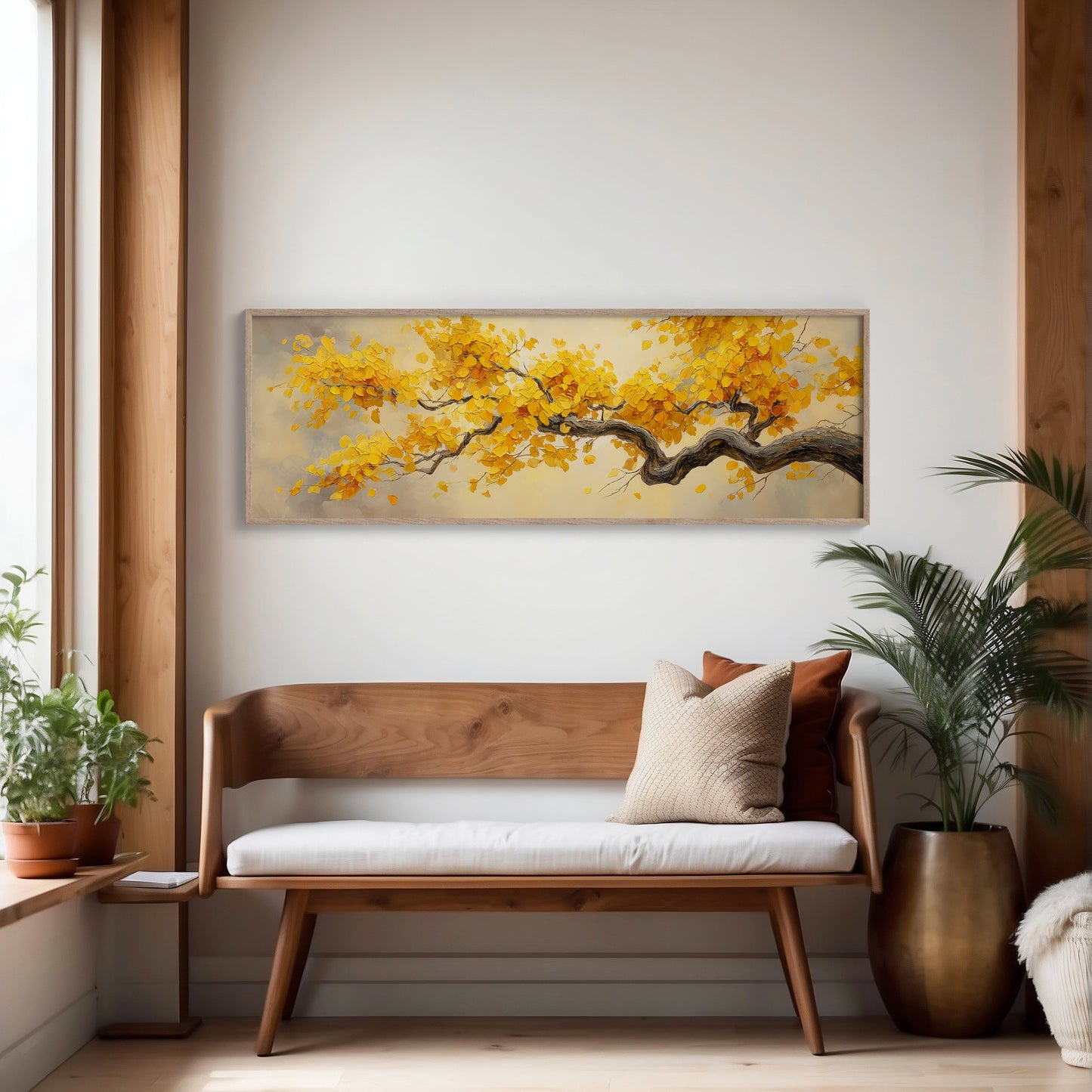 Golden Branch in Autumn Light