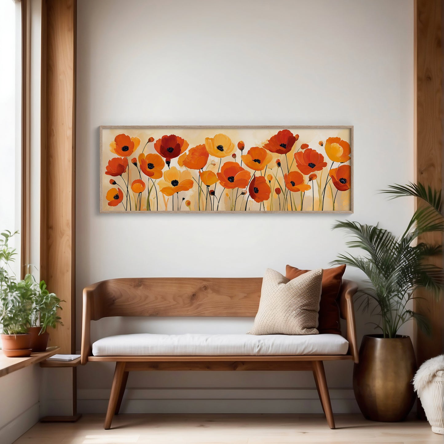 Poppies Dancing in Golden Light