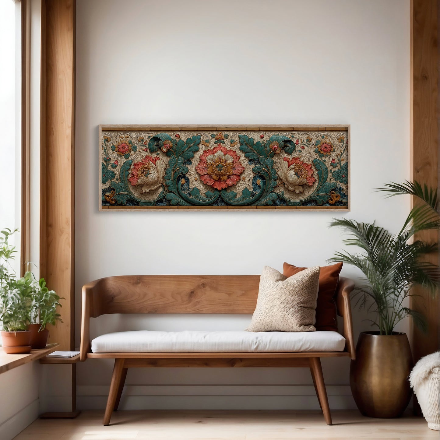 Floral Carvings of Quiet Opulence