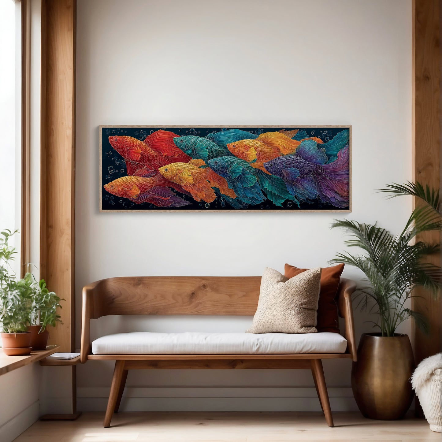 Parade of the Rainbow Bettas