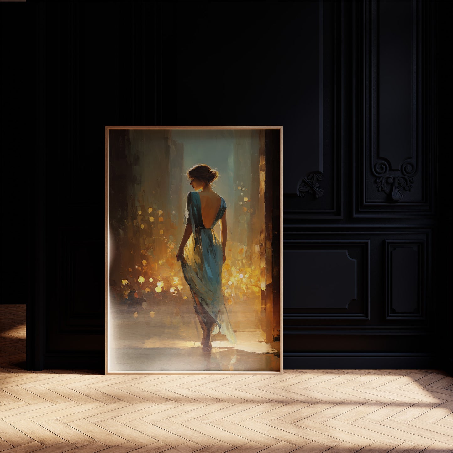 Golden Light at Her Back