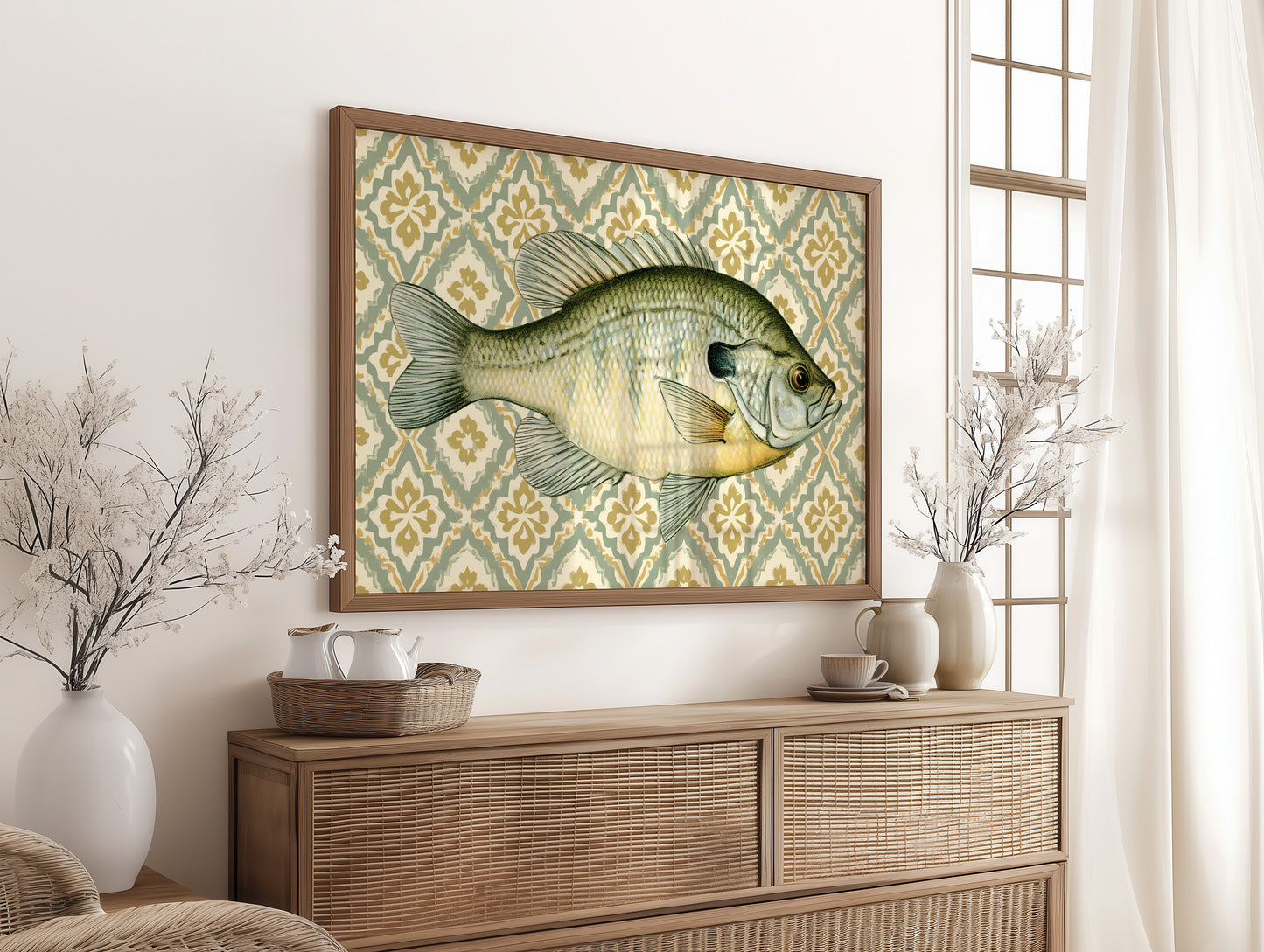 Bluegill, Sage Damask