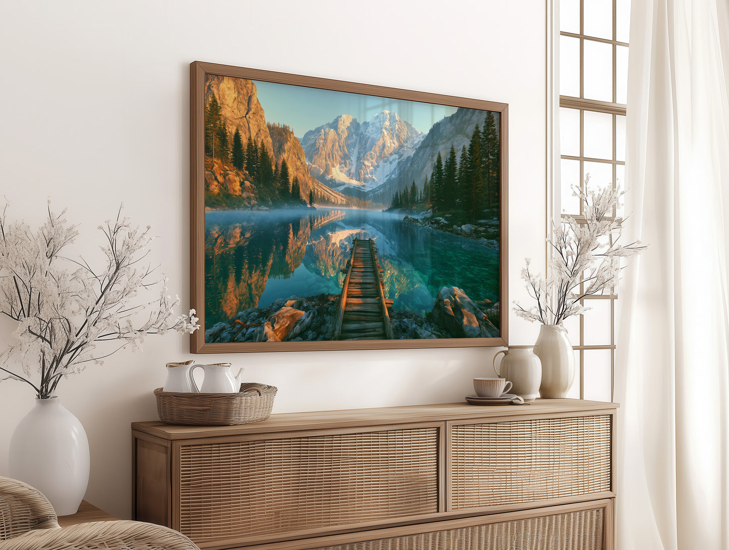 Dock, Alpine Reflection