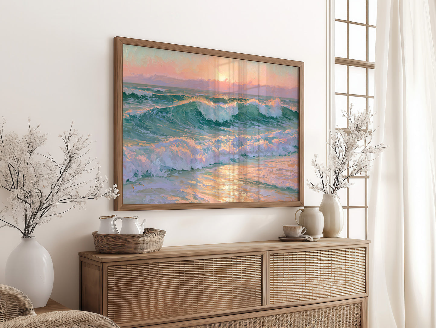 Waves, Pastel Sunrise