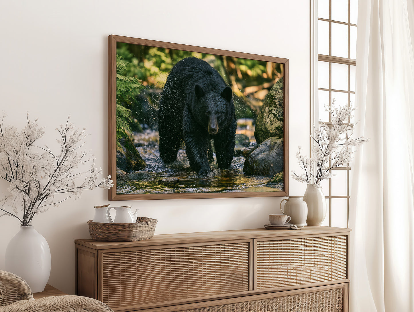 Black Bear at the Water's Edge