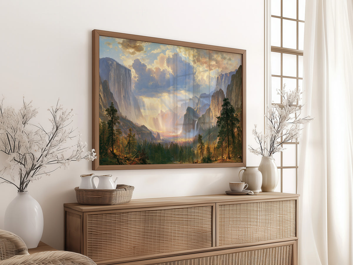 Divine Light Over the Valley